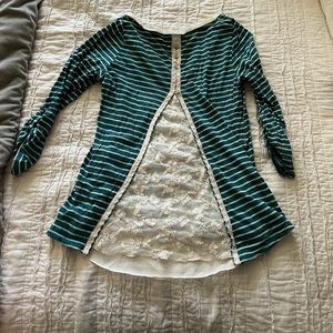Anthropologie Meadow and Rue striped top, VGUC, size S